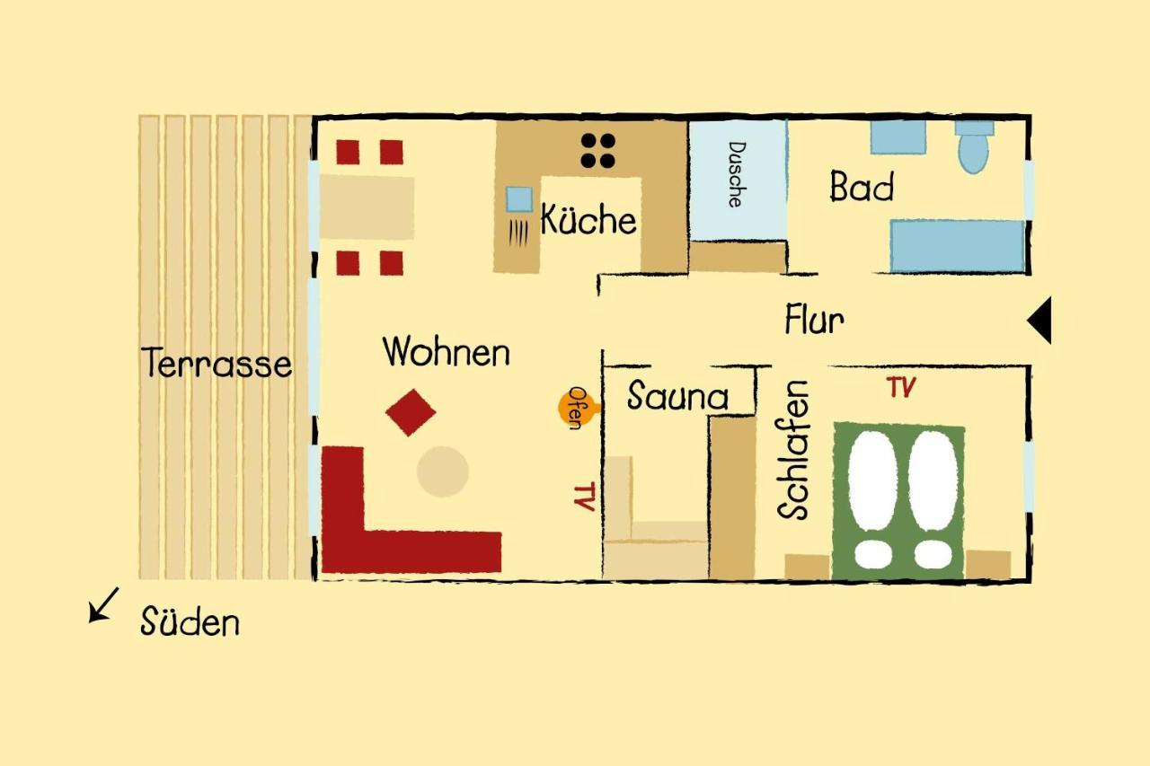 Susanne-Fischer Weg 49, Haus Seeschwalbe Wyk auf Föhr Eksteriør billede